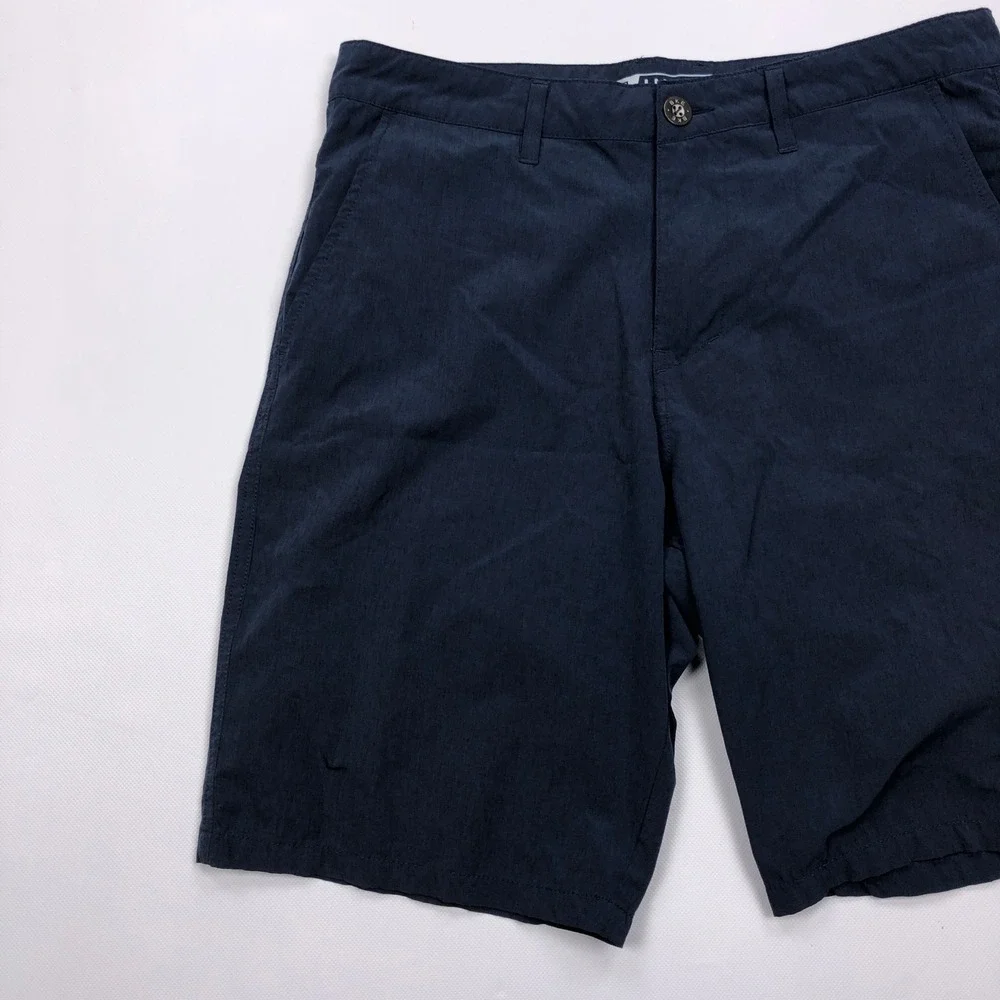 BKE Hybrid Shorts Mens 33 Navy Blue Standard Fit Quick Dry 10